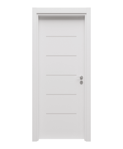 BY-244V Porte intérieure Laqué Vitrée
